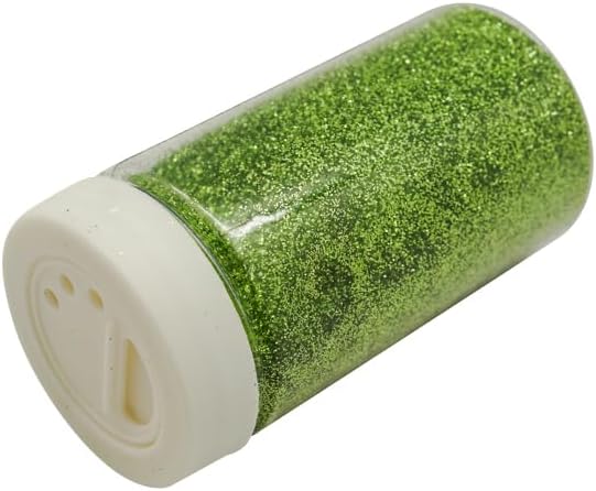 Lassos Boutique 3.5oz (100g) Apple Green Ultra Fine Bulk Craft Glitter, GPX10-AGRN, UPC: 047182632483