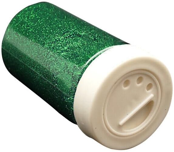 Lassos Boutique 3.5oz (100g) Emerald Green Ultra Fine Bulk Craft Glitter, GPX10-EGRN, UPC: 047182632599