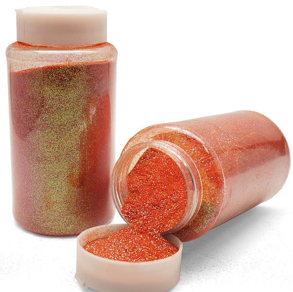 Lassos Boutique 1LB Orange Crafts Glitter, GPX40-ORG, UPC: 047182633138