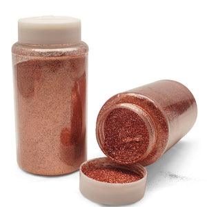 Lassos Boutique 1LB Rose Gold Crafts Glitter, GPX40-RGLD, UPC: 047182633190