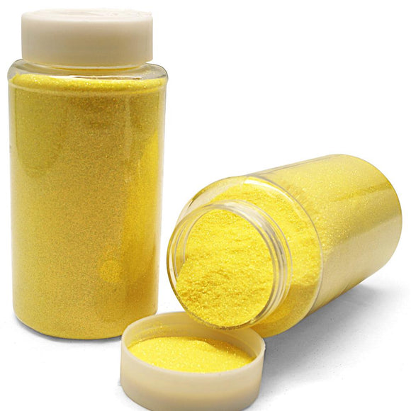 Lassos Boutique 1LB Yellow Crafts Glitter, GPX40-YEL, UPC: 047182633237